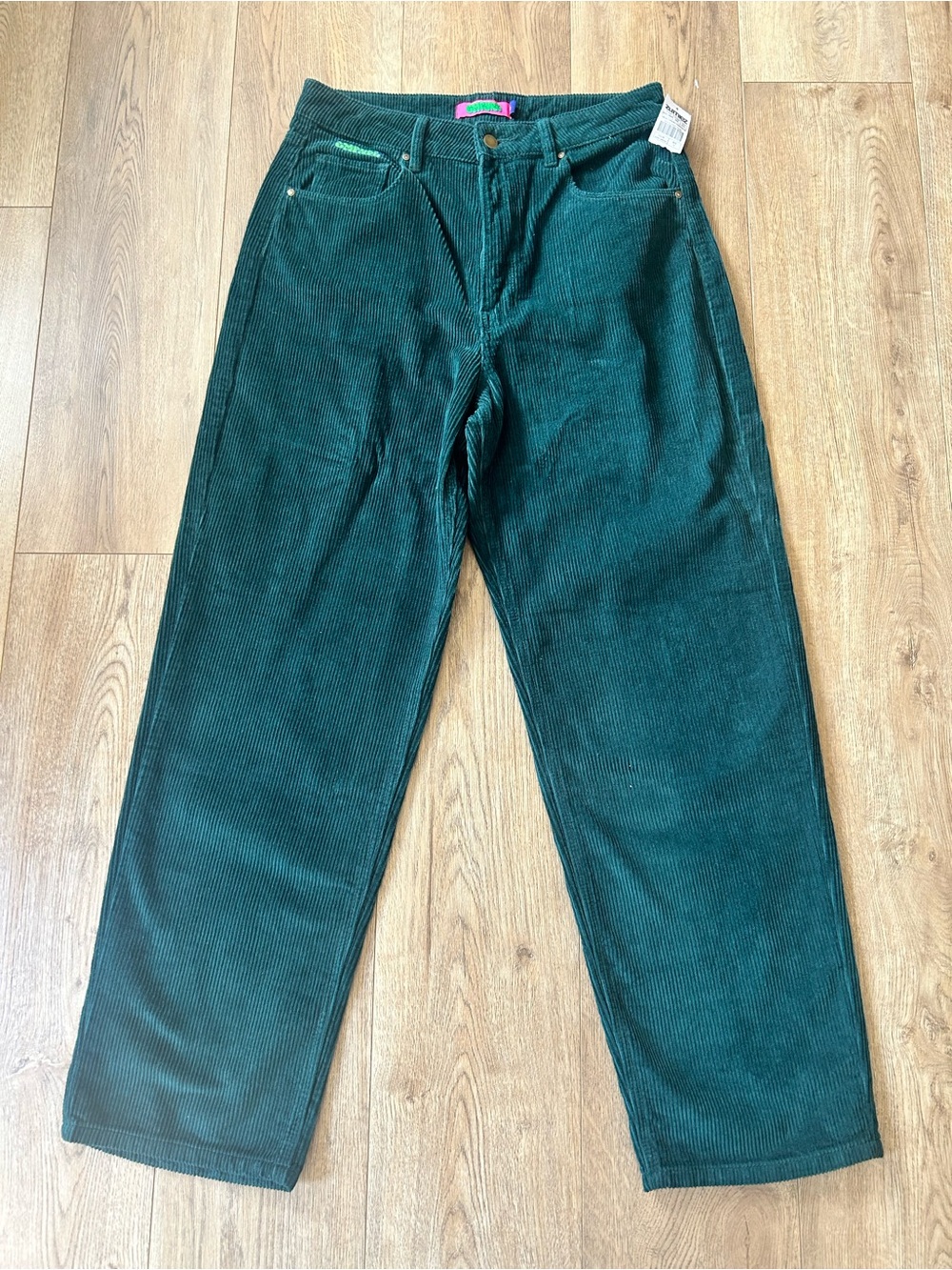 NWT Empure Dark Green Corduroy Pants - Classic Straight Fit